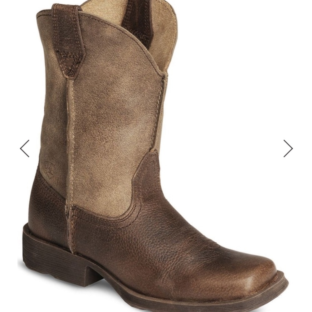 Ariat Childrens Earth Brown Rambler Western Boots